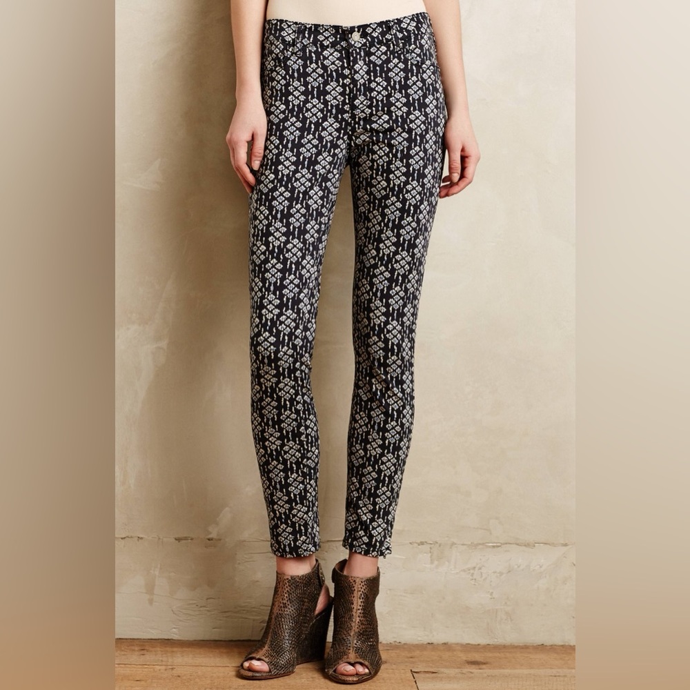 Anthropologie Pilcro Serif Sateen Pants